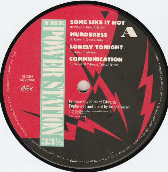 The Power Station 33⅓ - secondary
