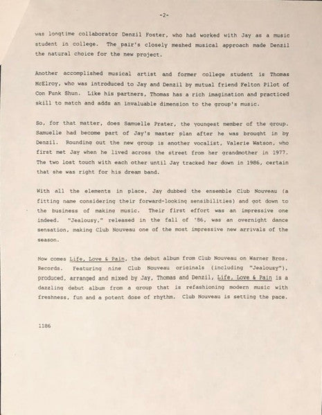 Life, Love & Pain - secondary