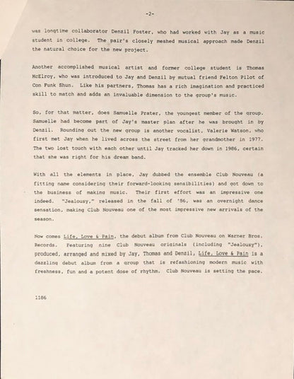 Life, Love & Pain - secondary