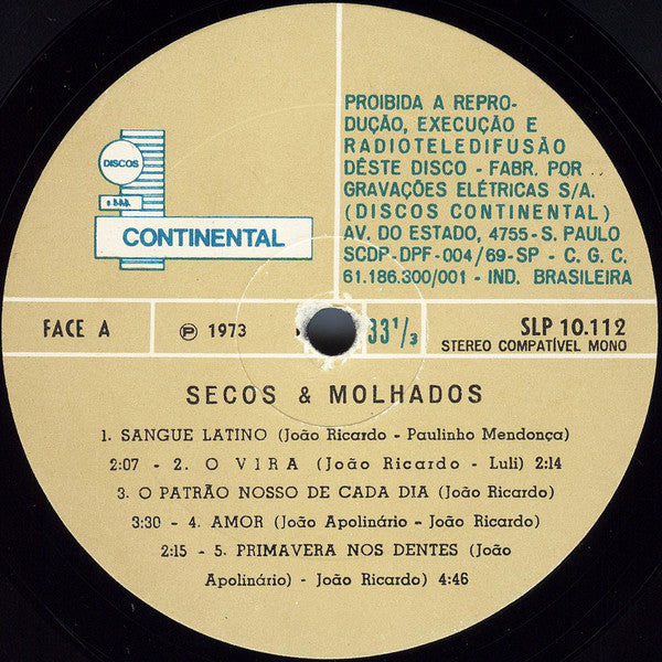 Secos & Molhados - Secos & Molhados