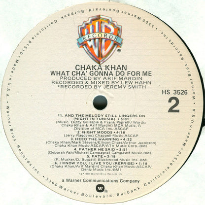 Chaka Khan - What Cha' Gonna Do For Me