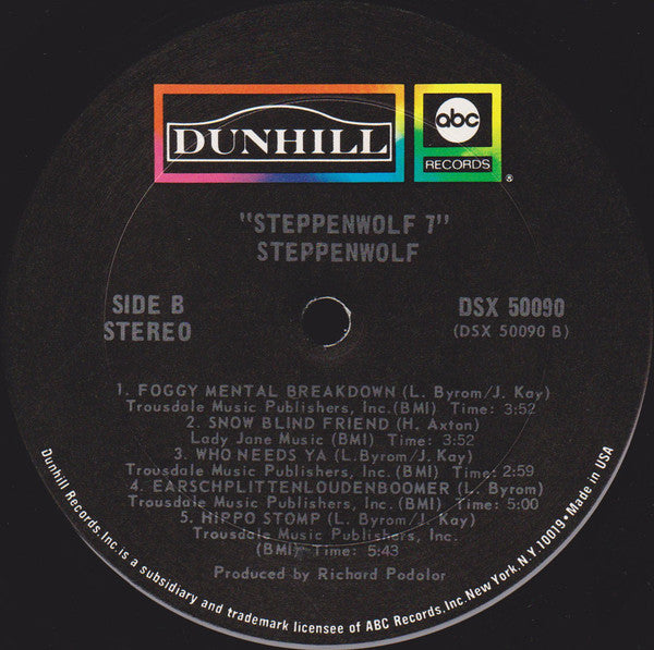 Steppenwolf - Steppenwolf 7