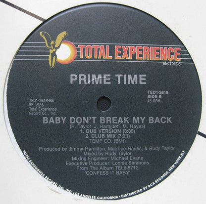 Baby Don't Break My Back - primary
