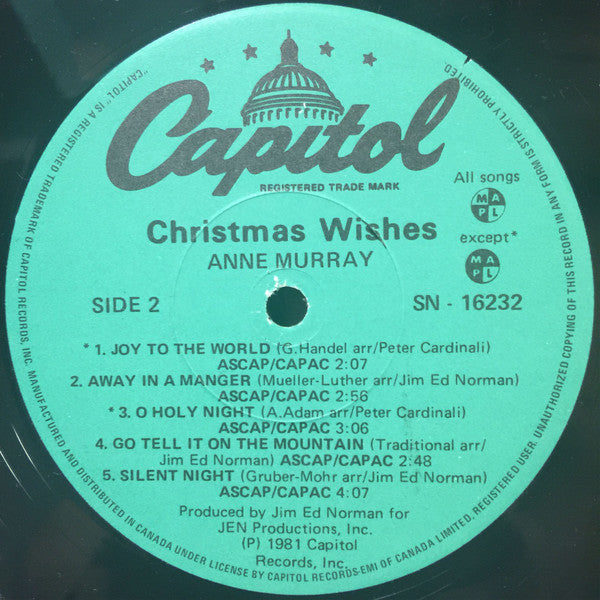 Anne Murray - Christmas Wishes