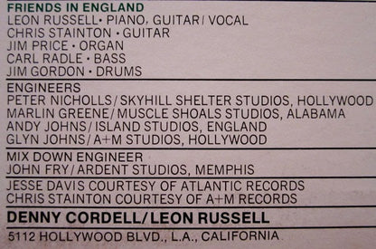 Leon Russell And The Shelter People - secondary