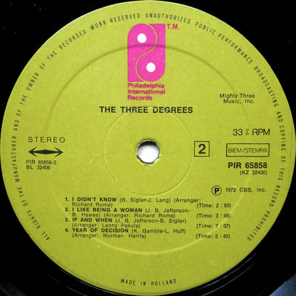 The Three Degrees - The Three Degrees