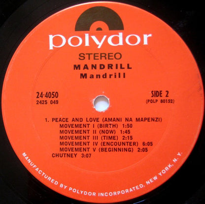 Mandrill - secondary