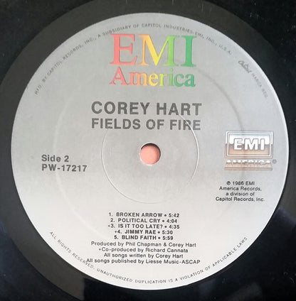 Corey Hart - Fields Of Fire