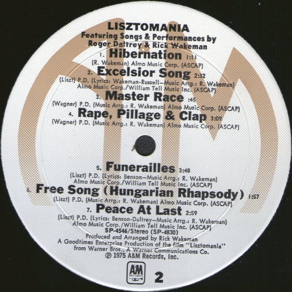 Lisztomania - secondary