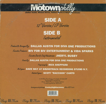 12" Single: Boyz II Men - Motownphilly