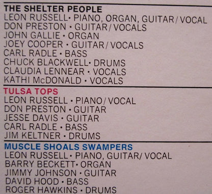 Leon Russell And The Shelter People - secondary
