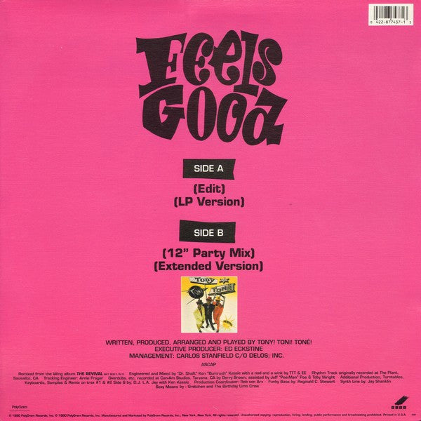 12" Single: Tony! Toni! Toné! - Feels Good