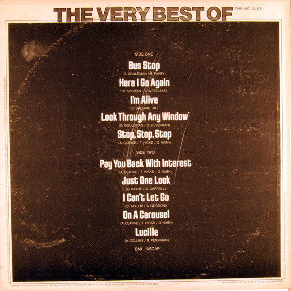 The Hollies - The Very Best Of The Hollies