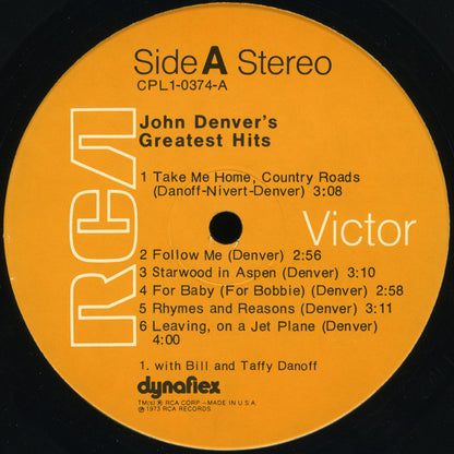 John Denver's Greatest Hits - secondary