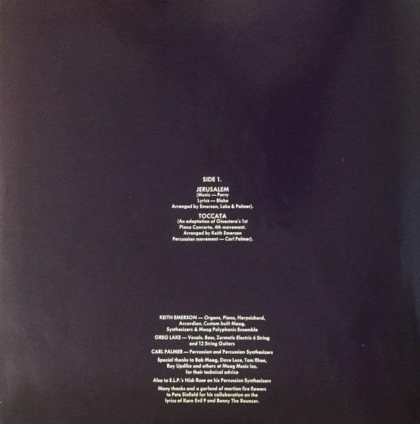 Emerson, Lake & Palmer - Brain Salad Surgery