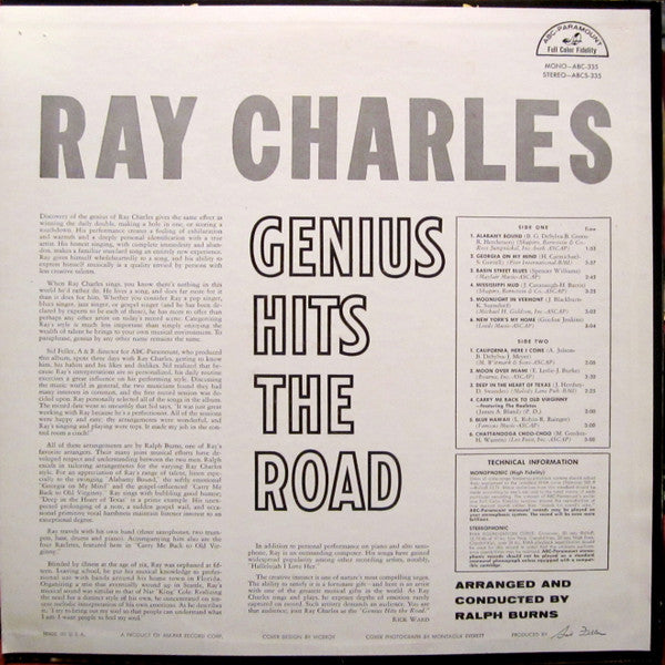 Ray Charles - The Genius Hits The Road