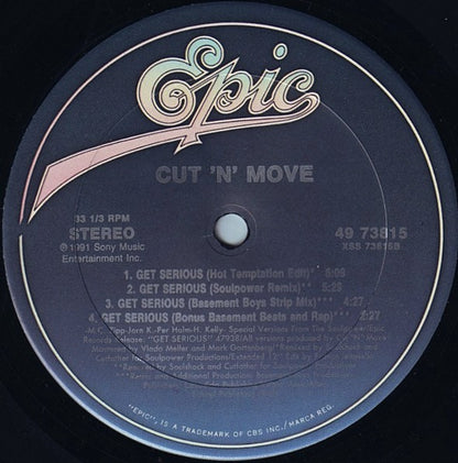 12" Single: Cut 'N' Move - Get Serious