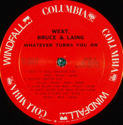 West, Bruce & Laing - Whatever Turns You On