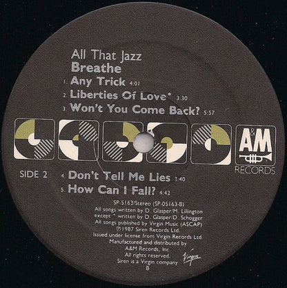 All That Jazz - secondary