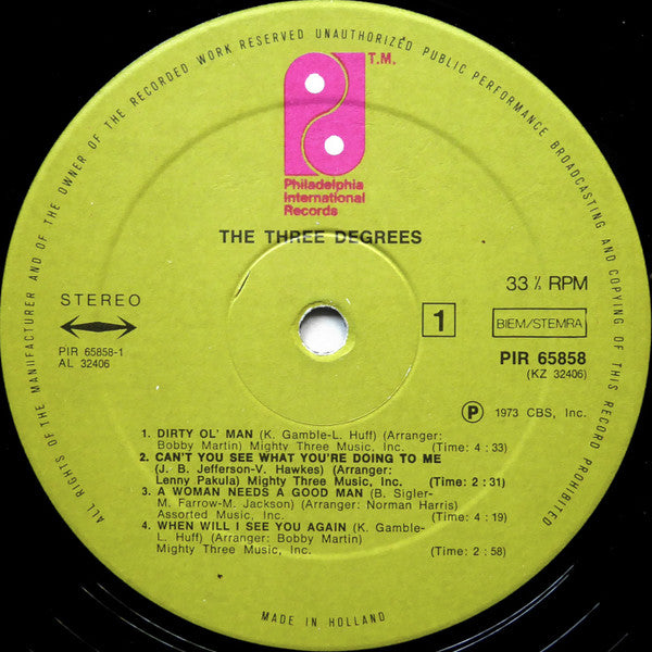 The Three Degrees - The Three Degrees