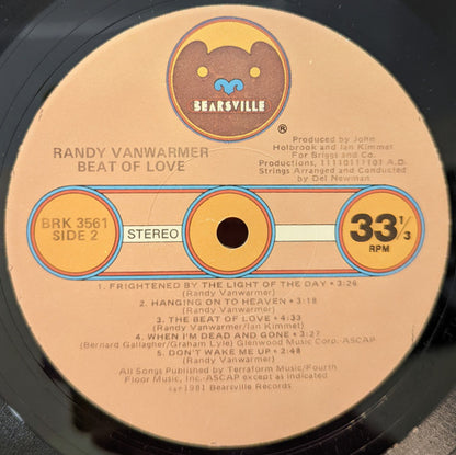 Randy Vanwarmer - Beat Of Love