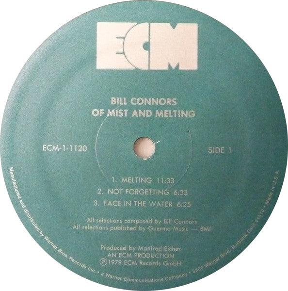 Bill Connors - Of Mist And Melting