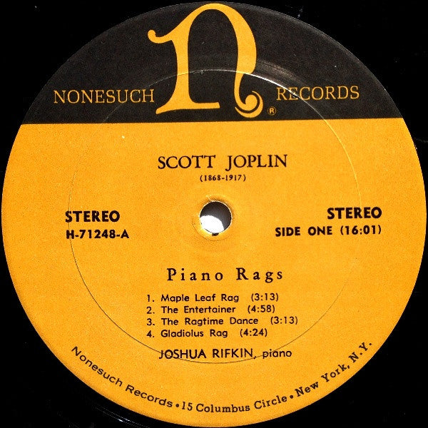 Piano Rags By Scott Joplin - secondary