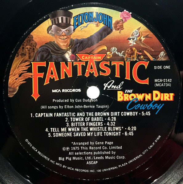 Captain Fantastic And The Brown Dirt Cowboy - secondary