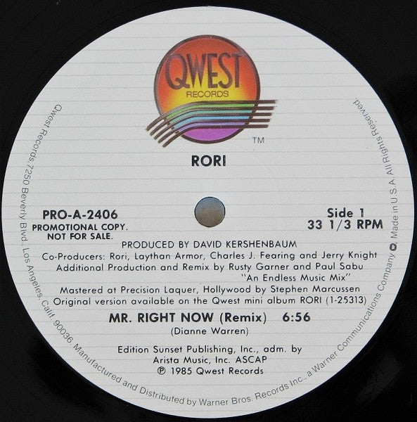 Mr. Right Now (Remix) / Electricity (Remix) - secondary