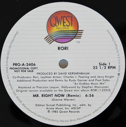 Mr. Right Now (Remix) / Electricity (Remix) - secondary