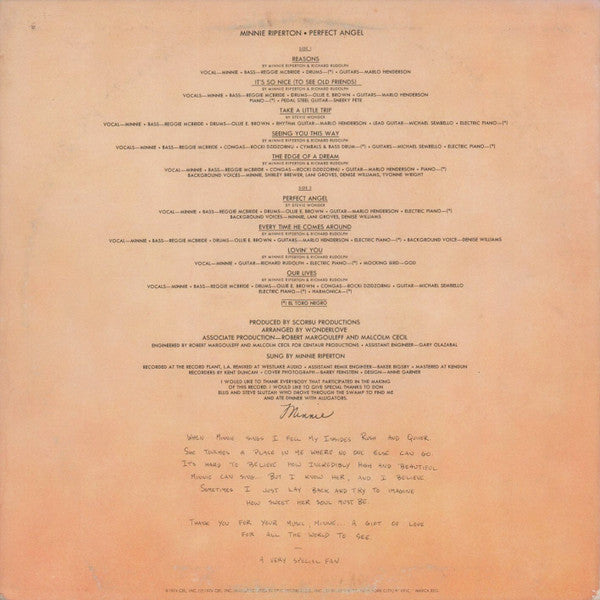 Minnie Riperton - Perfect Angel