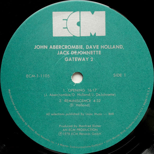 John Abercrombie, Dave Holland, Jack DeJohnette - Gateway 2