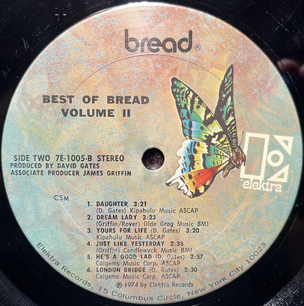 The Best Of Bread Volume Two - secondary