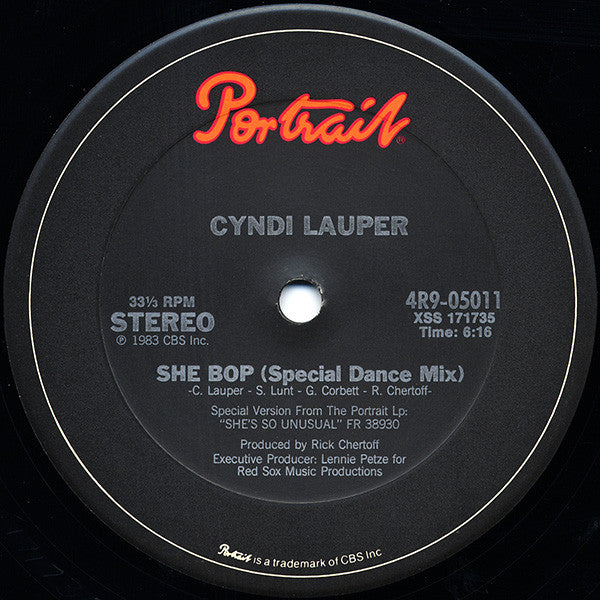 12" Single: Cyndi Lauper - She Bop