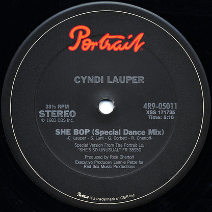 12" Single: Cyndi Lauper - She Bop