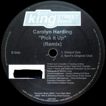 12" Single: Carolyn Harding - Pick It Up (Remix)