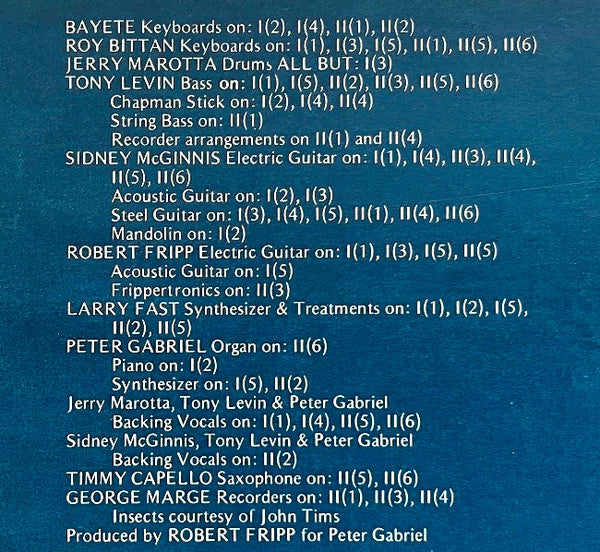 Peter Gabriel - secondary