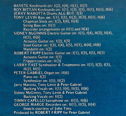 Peter Gabriel - secondary