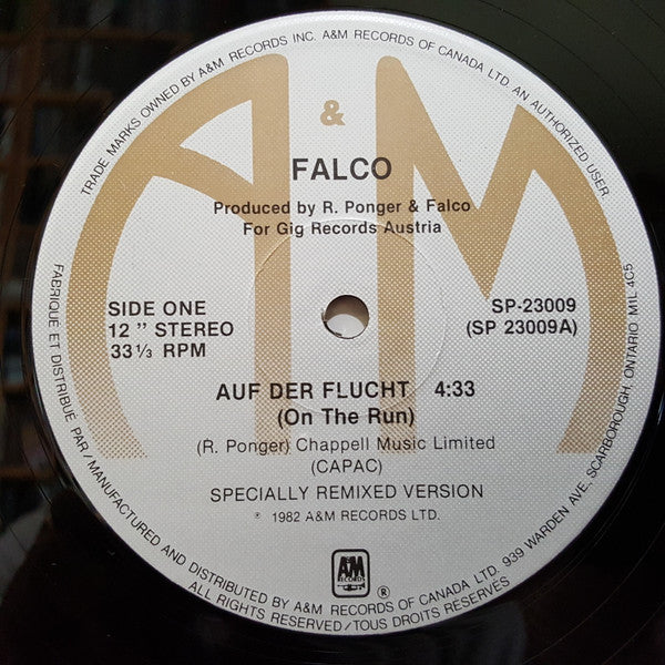 Auf Der Flucht (On The Run) / Maschine Brennt (Machine's Burning) - secondary