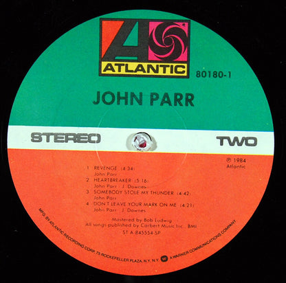 John Parr - secondary