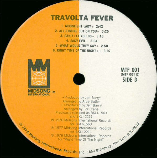 Travolta Fever - secondary