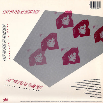 12" Single: Claudja Barry - Can't You Feel My Heart Beat