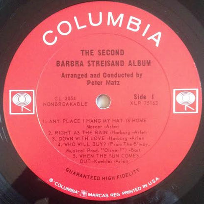 The Second Barbra Streisand Album - secondary