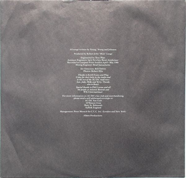 Back In Black - secondary