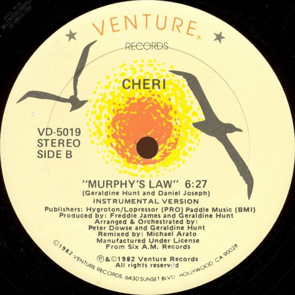 12": Cheri - Murphy's Law