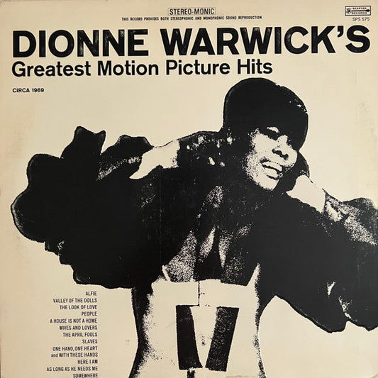 Dionne Warwick's Greatest Motion Picture Hits - primary