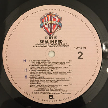 Rufus - Seal In Red