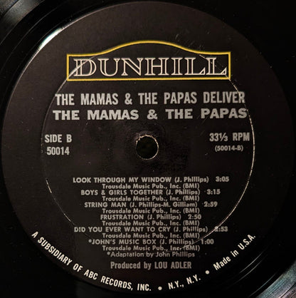 The Mamas & The Papas Deliver - secondary