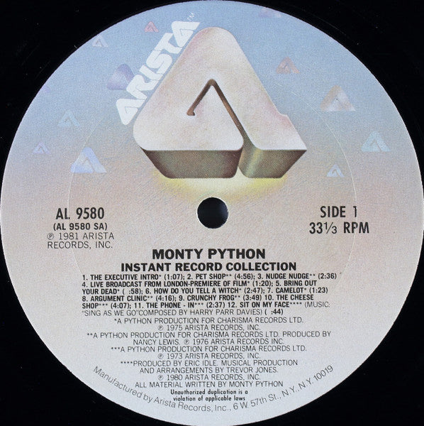 The Monty Python Instant Record Collection - The Pick Of The Best Of Some Recently Repeated Python Hits Again, Vol. II - secondary
