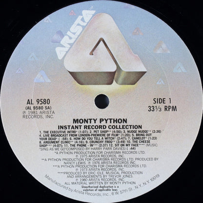 The Monty Python Instant Record Collection - The Pick Of The Best Of Some Recently Repeated Python Hits Again, Vol. II - secondary